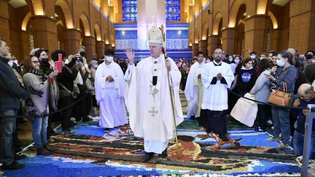 Imagem Corpus Christi 2022 do artigo Sem restrições, Santuário Nacional celebra Corpus Christi