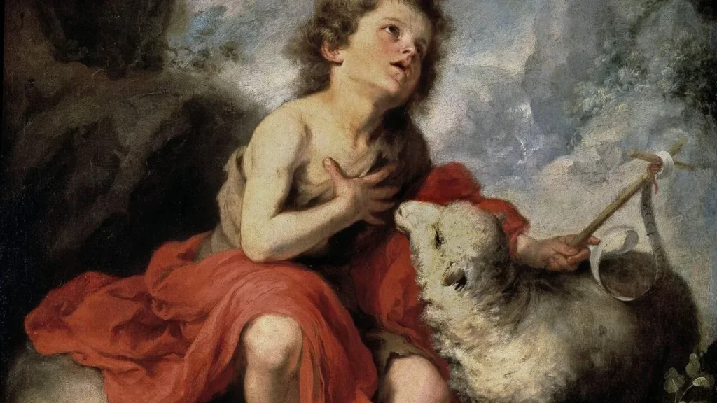 Imagem SaoJoao Murilo2 do artigo São João Batista por santos e papas da Igreja