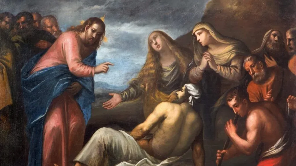 Imagem ressurreicao de lazaro do artigo Amigos de Jesus: a importância de celebrar Marta, Maria e Lázaro