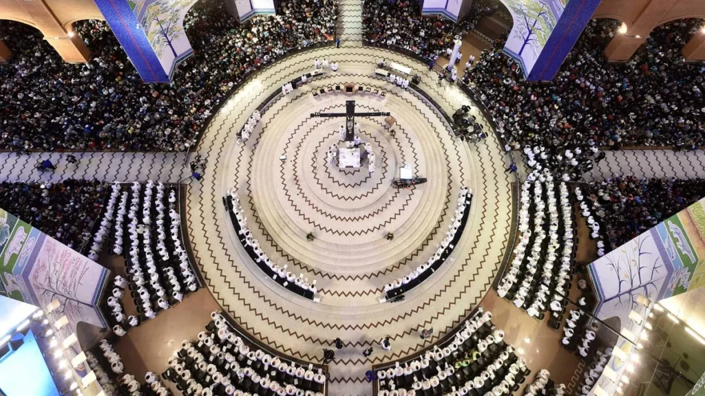 Imagem ALTAR CENTRAL do artigo Santuário Nacional celebra 21 anos da construção do Altar Central