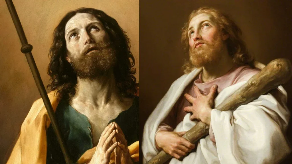 Imagem Santos Tiagos Horizontal do artigo Diferenças e semelhanças entre São Tiago Maior e São Tiago Menor