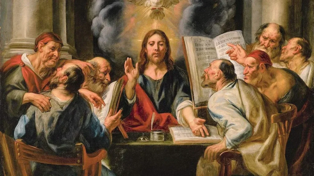 Imagem Jesus e os Apostolos do artigo Os títulos de Jesus: O Príncipe da Paz