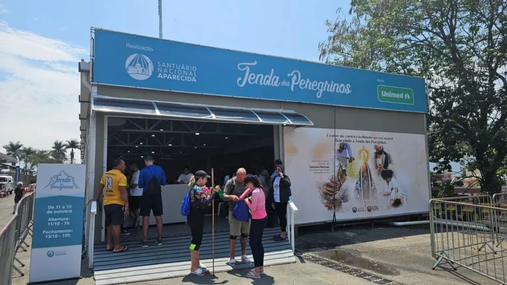 Imagem Tenda dos Peregrinos 5 do artigo Tenda dos Peregrinos acolhe os romeiros que chegam em Aparecida
