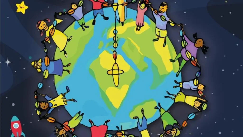 Imagem terco pelas criancas acn do artigo Ajude a mudar o mundo hoje: junte-se ao Terço das Crianças