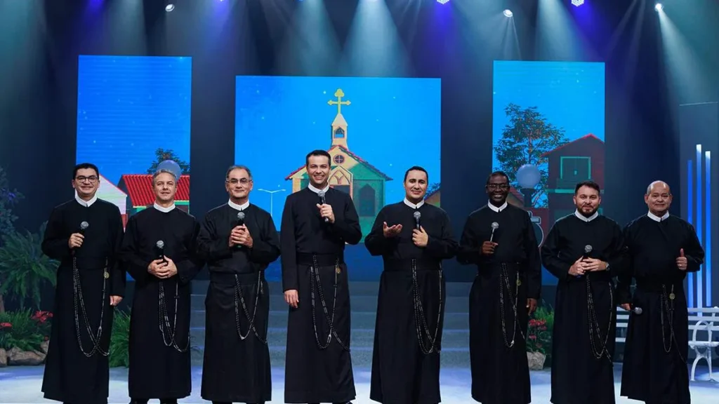 Imagem RdA Nov22 Nossa Familia na Rede do artigo Cante e reze na TV Aparecida com o Fortes na Fé Musical
