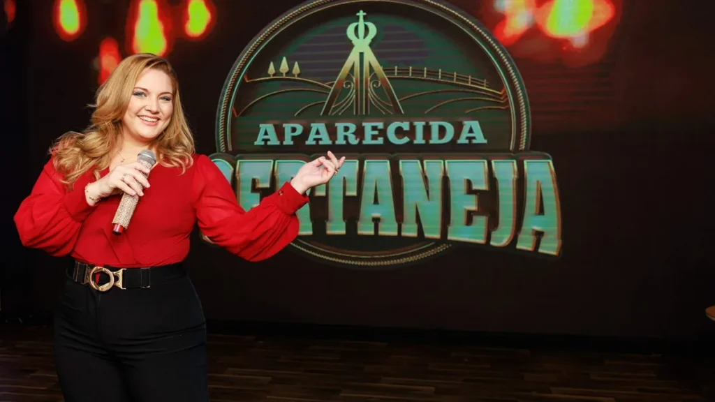 Imagem MARIANGELA do artigo Sérgio Dalcin canta no palco do "Aparecida Sertaneja” nesta segunda-feira