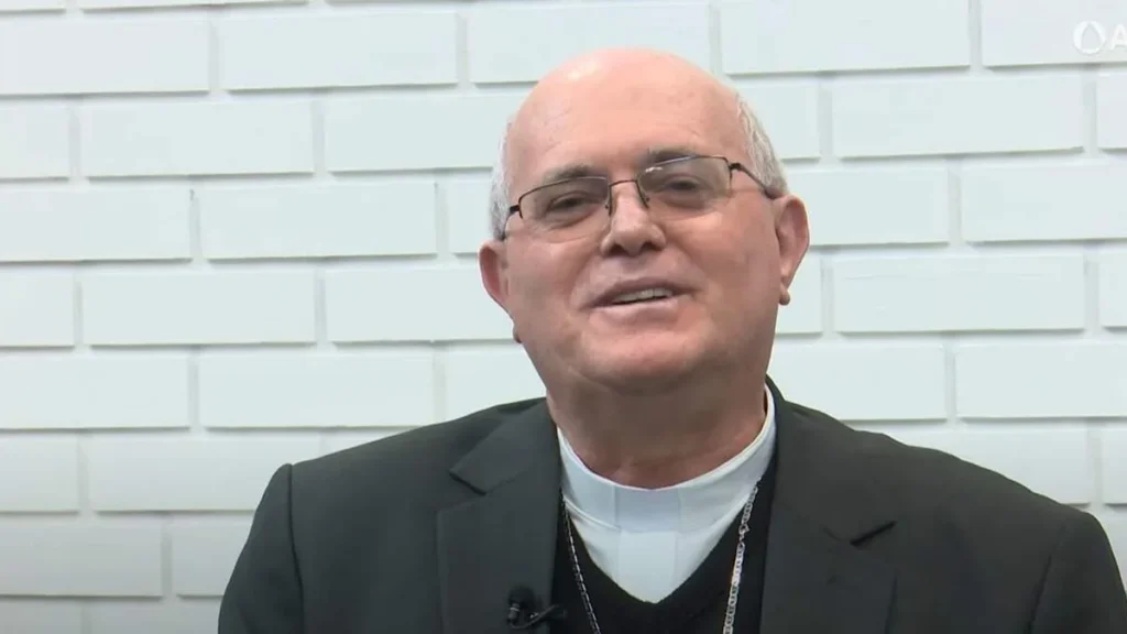 Imagem Dom Odelir Jose bispo de Chapeco SC em video Minha fe em Nossa Senhora Aparecida do artigo A fé de Dom Odelir em Nossa Senhora Aparecida