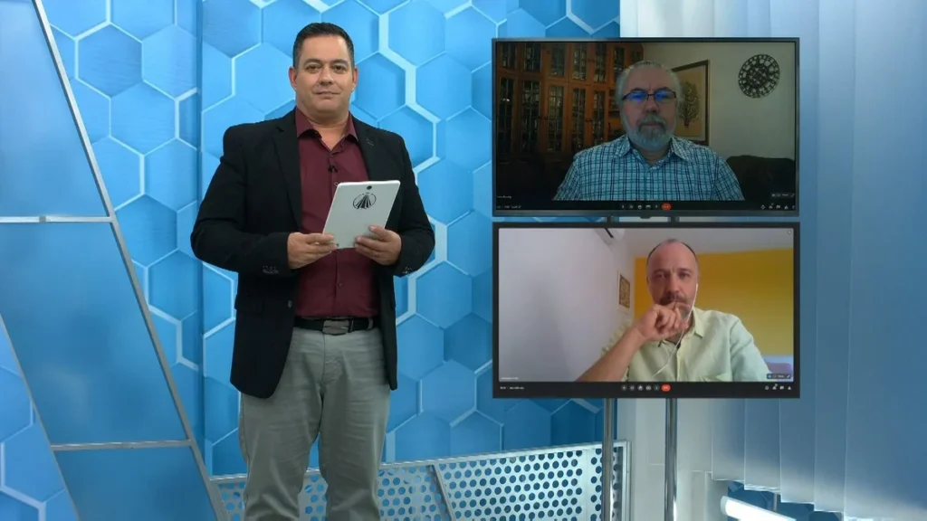 Imagem APD 3 1 Reproducao TV Aparecida do artigo Desafios para conter mudanças climáticas é o tema do "Aparecida Debate"