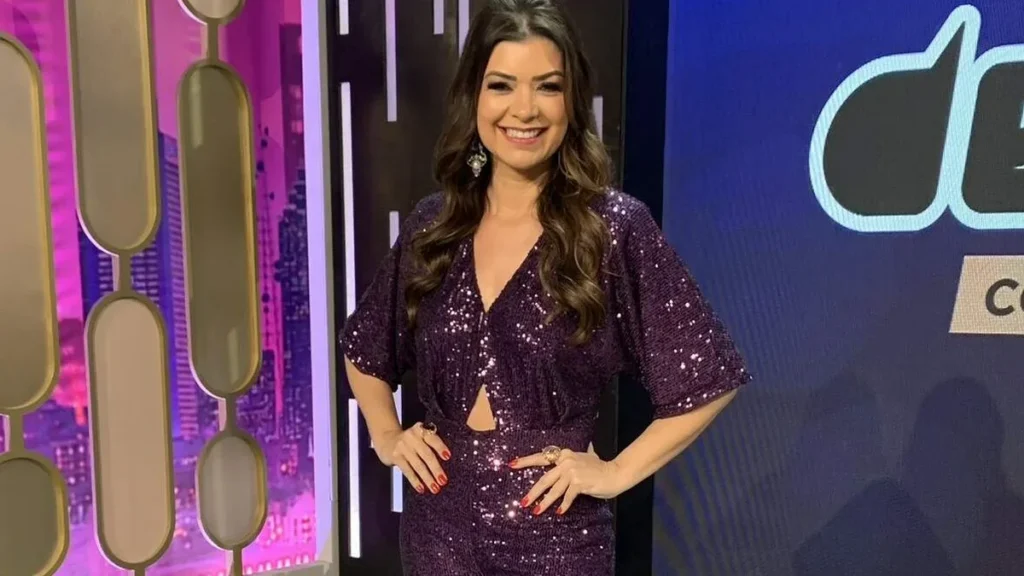 Imagem PAF 7 1 Producao TV Aparecida 1 do artigo Joyce Ribeiro, Daniele Hypólito e Katinguelê estão no programa de Amanda