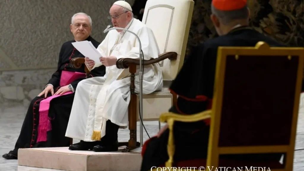 Imagem Papa Francisco 24 01 2023 2 do artigo Francisco nos orienta a sempre comunicar a paz