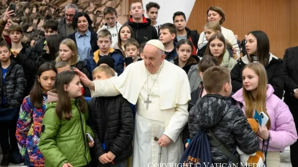 Imagem Papa Francisco em audiencia geral 18 01 2023 do artigo "Jesus tem saudade de nós", diz Francisco em audiência geral