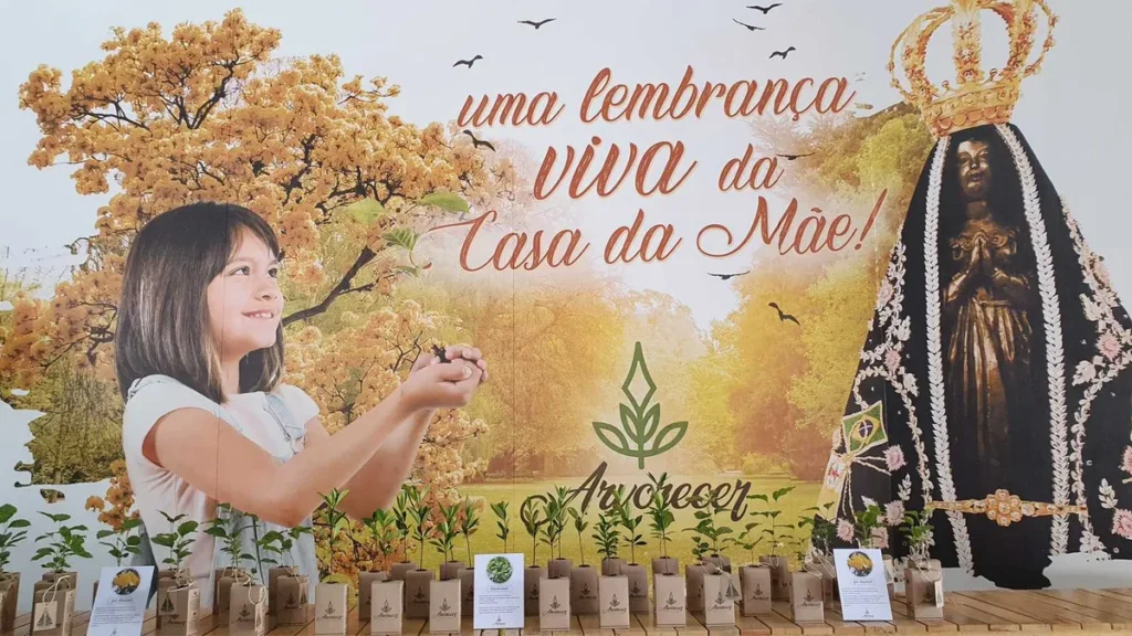 Imagem Projeto Arvorecer e lancado no Santuario Nacional de Aparecida do artigo Projeto Arvorecer chega à marca de 10 mil mudas vendidas