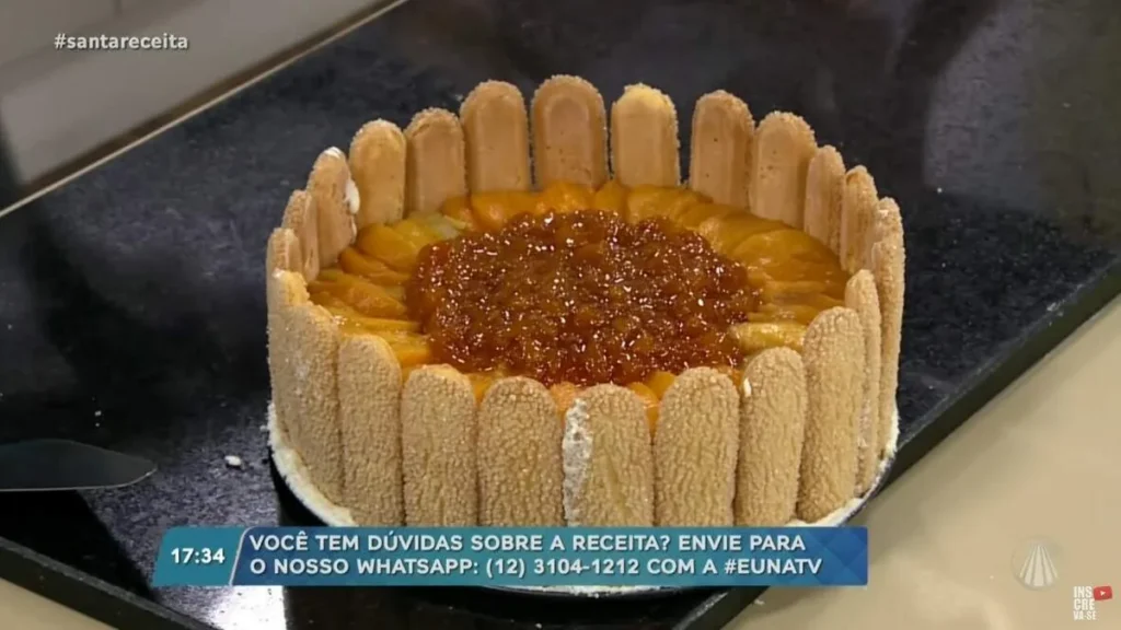 Imagem Receita doce do artigo Uma sobremesa bem leve para o verão: charlotte de pêssego