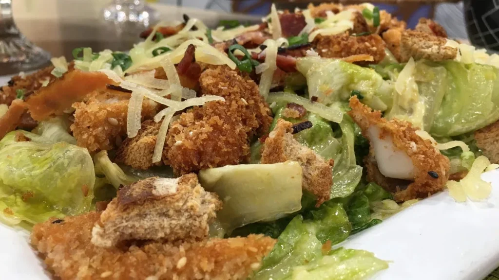 Imagem SALADA CAESAR do artigo Salada e Molho Caesar - Minicurso Santa Receita