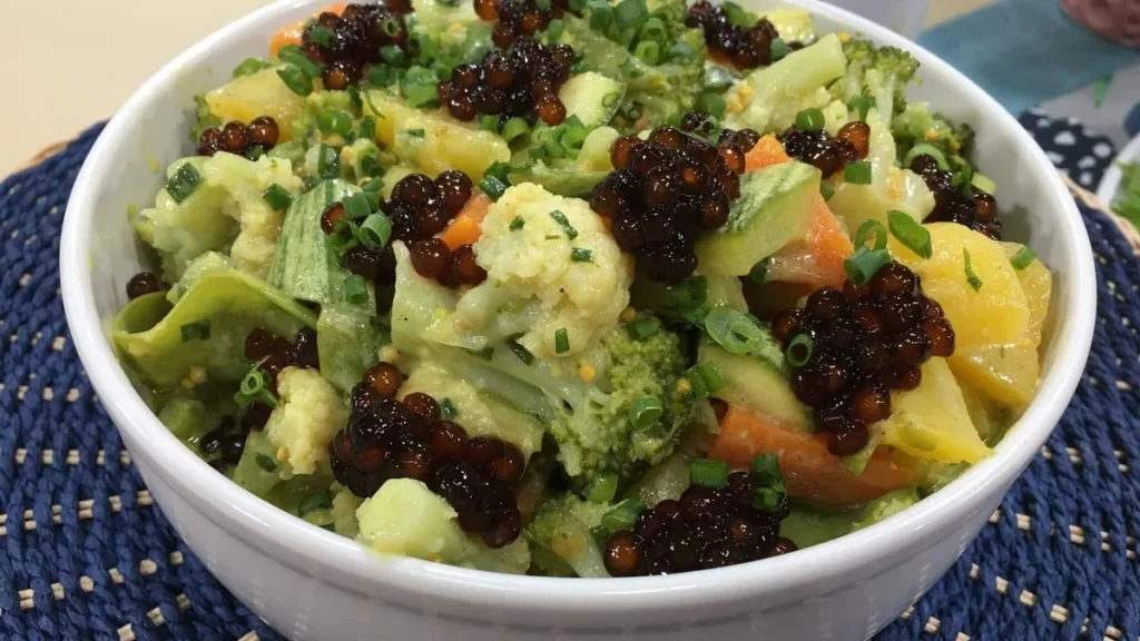 Imagem Salada de Legumes do artigo Salada de Legumes e Molho de Mostarda e Mel - Minicurso Santa Receita