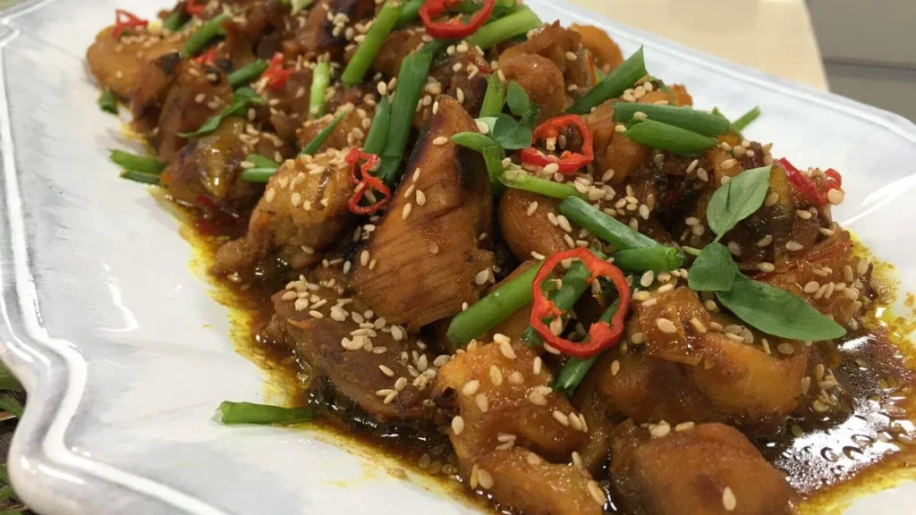 Imagem iscadefrango do artigo Isca de Frango com Abacaxi e Mel - Santa Receita
