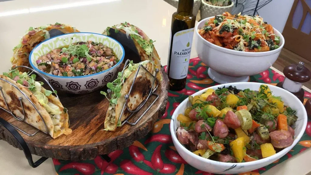 Imagem ESPECIAL LINGUICA do artigo Chef Léo Roncon prepara três receitas com o ingrediente - Santa Receita