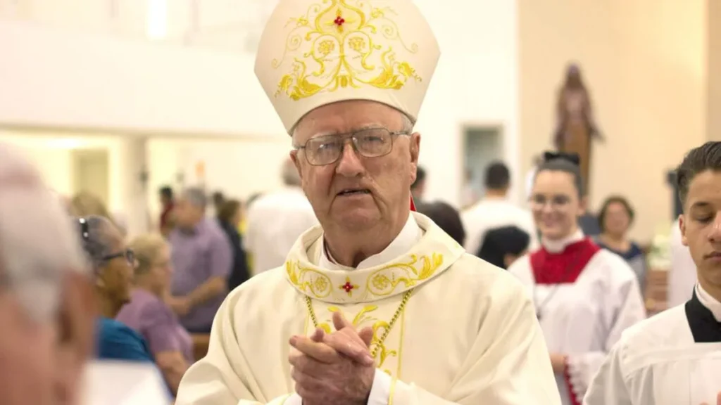 Imagem Dom Vito Schlickmann do artigo Bispo emérito de Florianópolis (SC) falece aos 94 anos