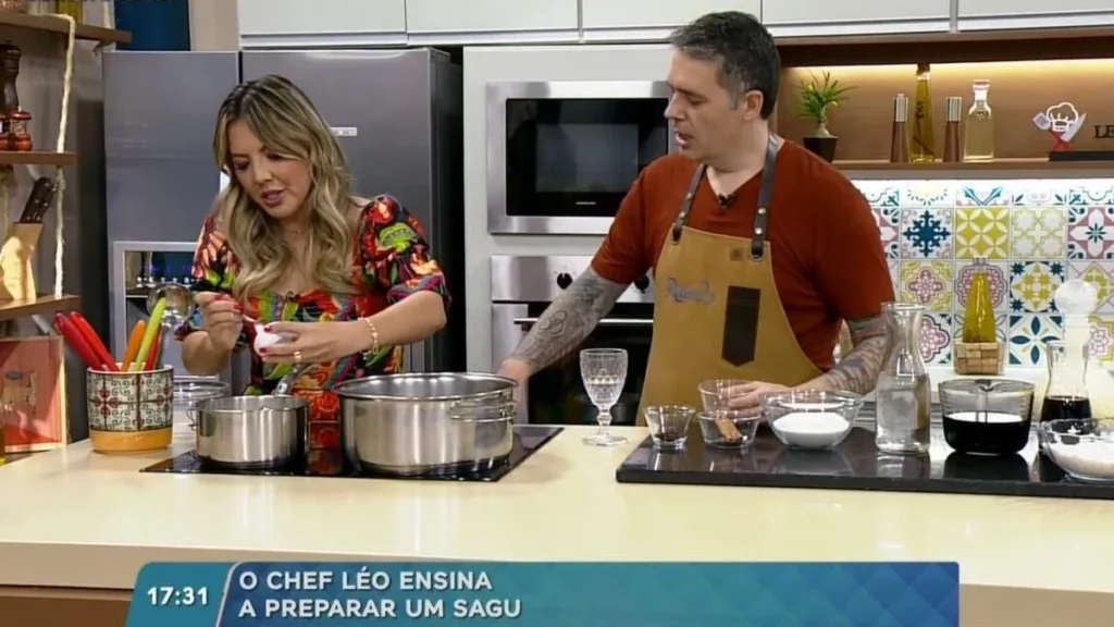 Imagem Chef Leo Roncon do artigo Aprenda como fazer um saboroso e diferente sagu!