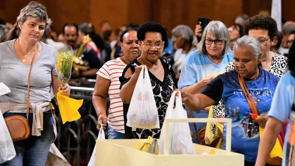 Imagem Gesto Concreto Novena da Padroeira 2024 do artigo Mulheres do Terço são convidadas a praticarem a caridade