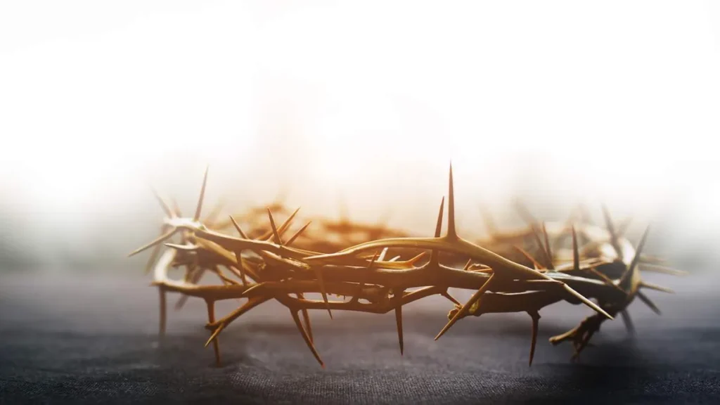 Imagem Jesus Cristo coroa de espinhos do artigo Qual o significado do nome de Jesus?