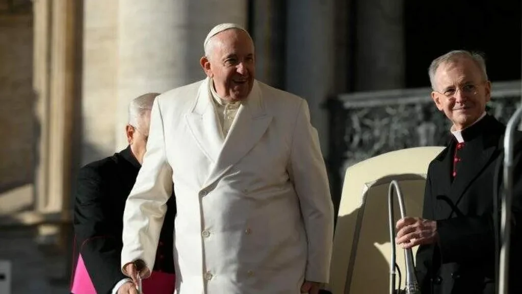 Imagem Papa Francisco durante Audiencia Geral no Vaticano do artigo Papa Francisco cancela atividades da semana e inicia retiro espiritual
