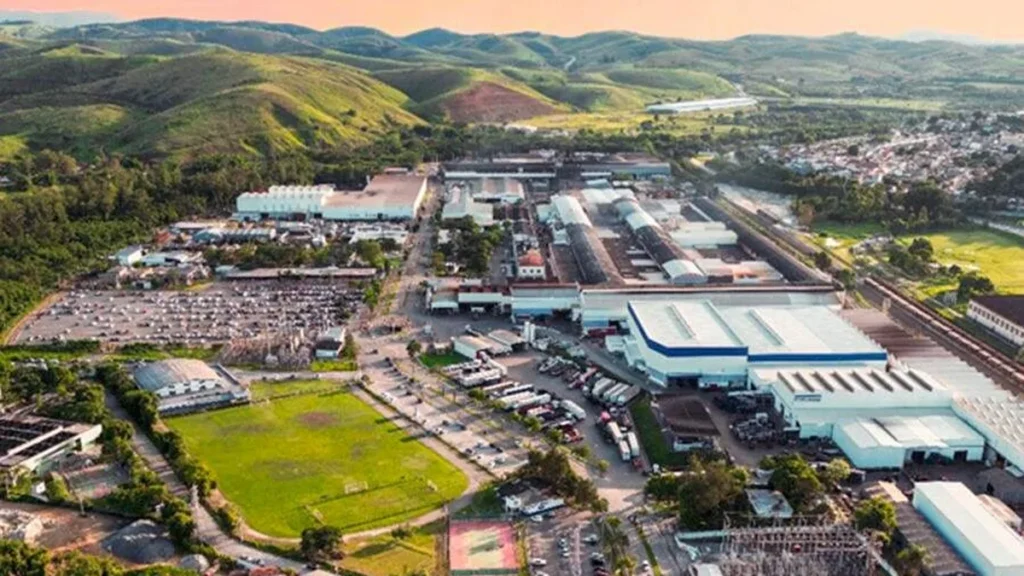 Foto aérea da Maxion em Cruzeiro (SP)
