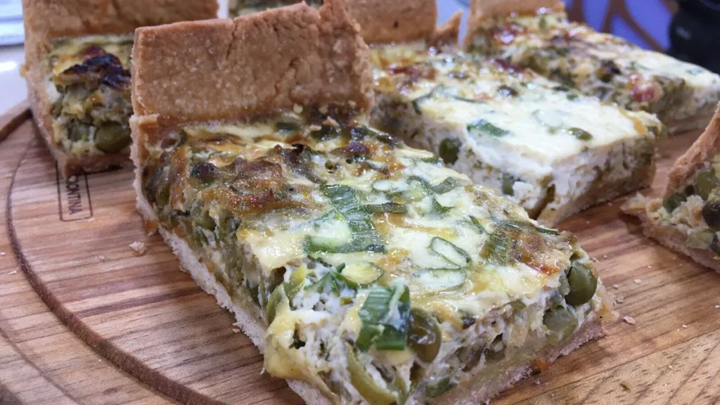 Imagem quichedeabobrinha do artigo Quiche de Abobrinha e Ervilha - Santa Receita