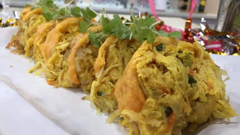 Imagem rocambole batata do artigo Rocambole de Batata com Molho de Frango - Santa Receita