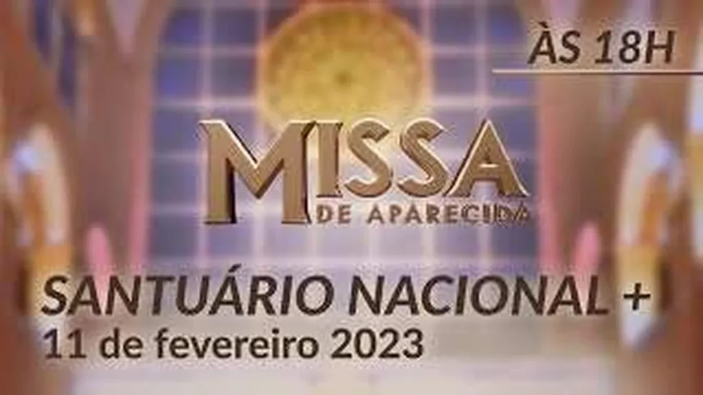 Imagem santuario nacional de aparecida 18h 11 02 2023 do artigo Santuário Nacional de Aparecida 18h 11/02/2023