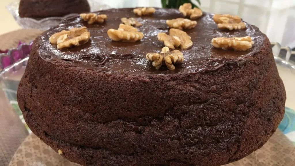 Imagem bolo de chocolate do artigo Bolo de Chocolate com Biomassa de Banana Verde - Santa Receita