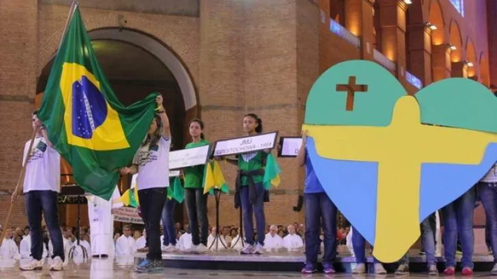 Imagem jmj santuario 2013 do artigo Relembre o hino brasileiro da JMJ 2013 que tocou em todo o mundo