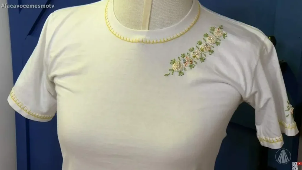 Imagem Faca Voce Mesmo do artigo Passo a passo: customização de camiseta com fuxico