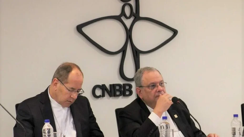 Imagem Dom Walmor e Dom Joel do artigo Conselho da CNBB define detalhes da 60ª Assembleia Geral