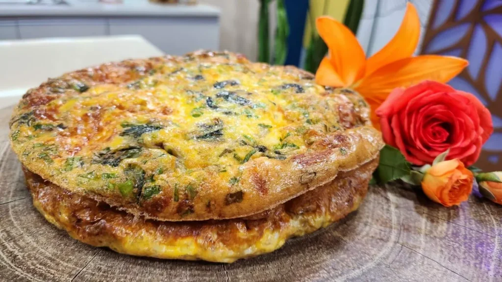 Imagem especial ovo omelete do artigo Chef Léo Roncon prepara três pratos com ovo - Santa Receita