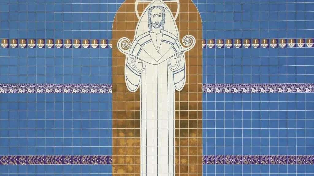Imagem Jesus abre o rolo da Lei do artigo No Espírito, a sociedade paradisíaca (Lc 4,14-21)