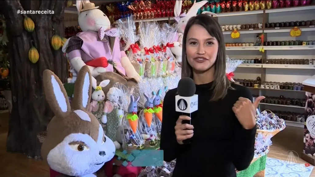 Imagem santa receita do artigo Saiba como os ovos de páscoa são produzidos em uma fábrica de chocolate