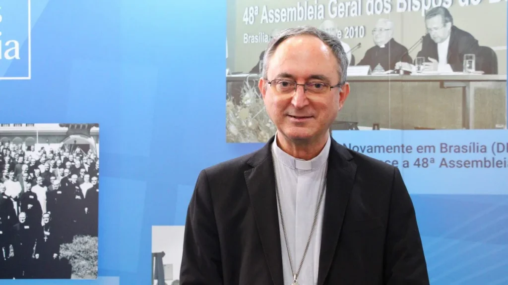 Imagem Cardeal Sergio na Assembleia Geral da CNBB do artigo Dom Sérgio fala da missão em estar no Conselho de Cardeais