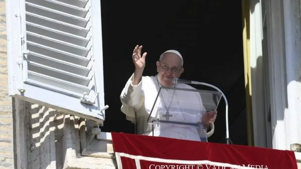 Imagem Papa Francisco em Angelus de 5 de marco do artigo Papa Francisco explica a Transfiguração do Senhor