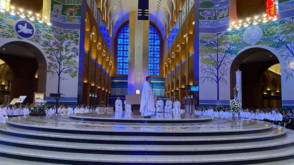Imagem Pe. Inacio celebra Solenidade de Sao Jose no Santuario Nacional do artigo Santuário Nacional celebra Solenidade de São José