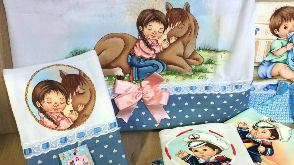 Imagem pintura em fralda do artigo Fralda Passeio (Pintura Em Fralda) – Faça Você Mesmo