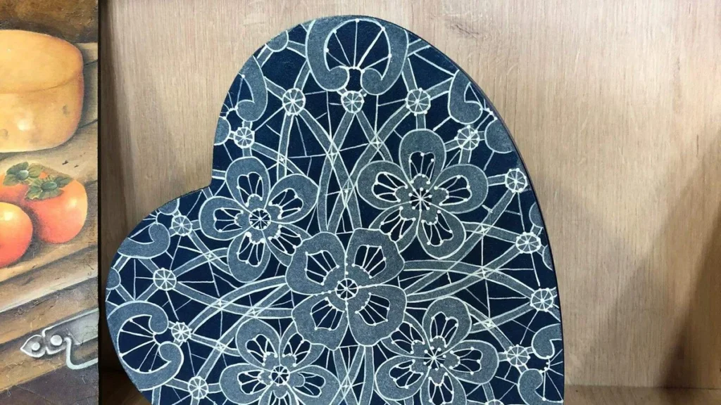 Imagem pintura mdf do artigo Caixa Richelieu (Efeito Bordado/Pintura No Mdf) - Faça Você Mesmo