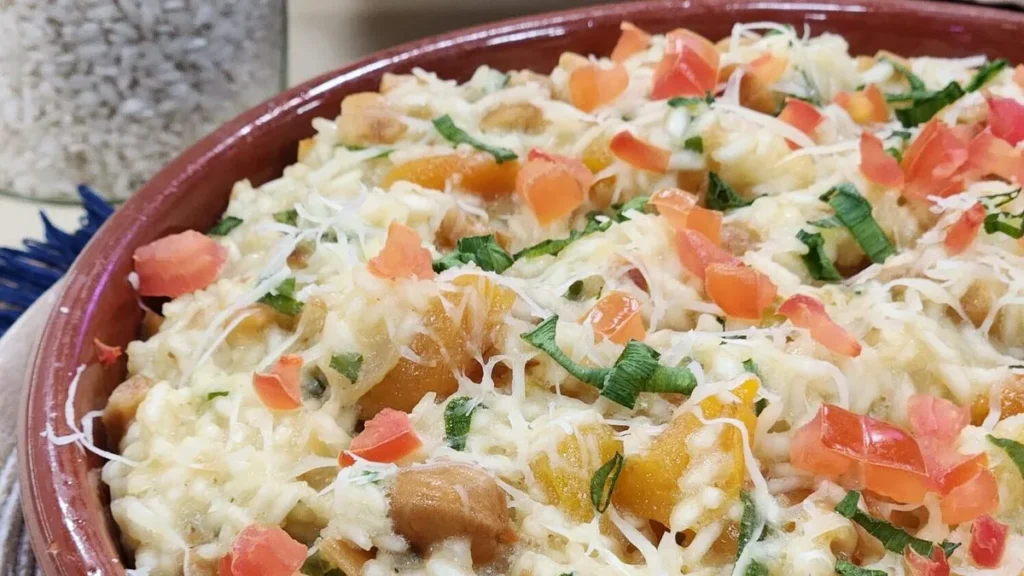 Imagem risoto de damasco com castanhas sar do artigo Risoto de Damasco com Castanhas - Santa Receita