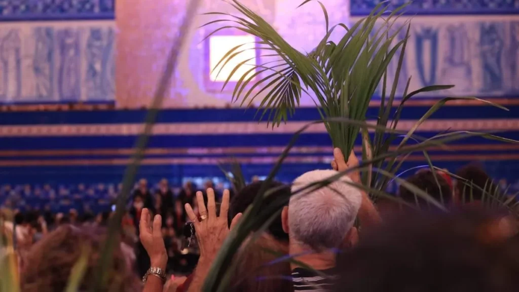 Imagem Domingo de Ramos no Santuario 02 04 2023 24 do artigo Domingo de Ramos no Santuário exalta a humildade de Cristo