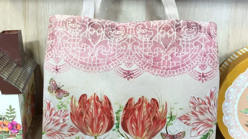 Imagem ecobag do artigo Ecobag Decorada com Decoupage
