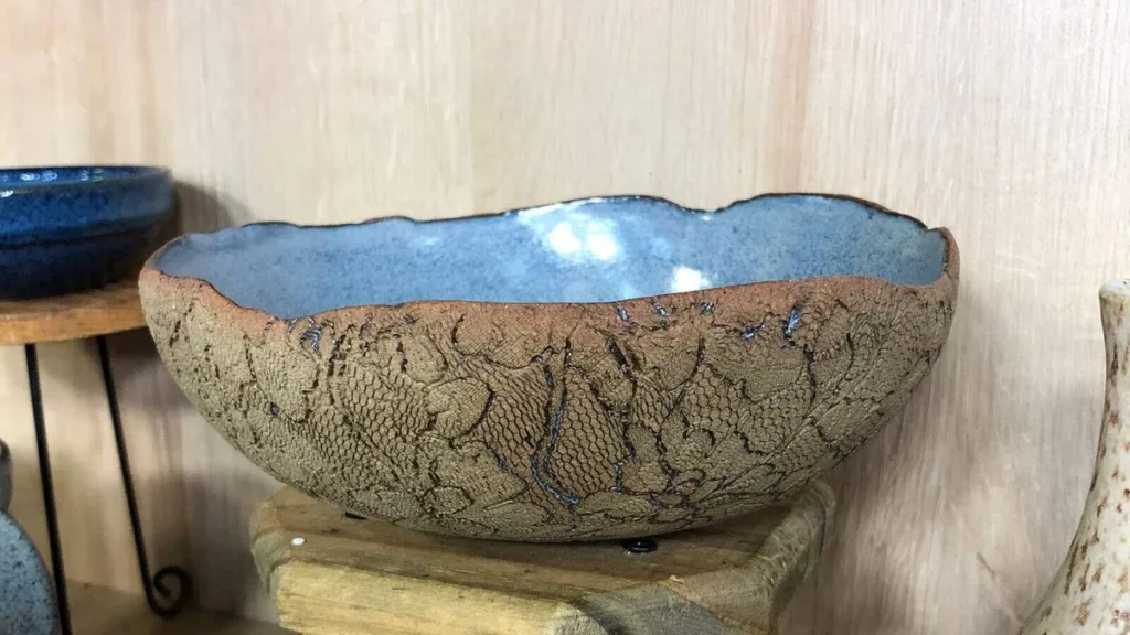 Imagem Bowl rendada em Ceramica do artigo Bowl Rendada em Cerâmica - Faça Você Mesmo