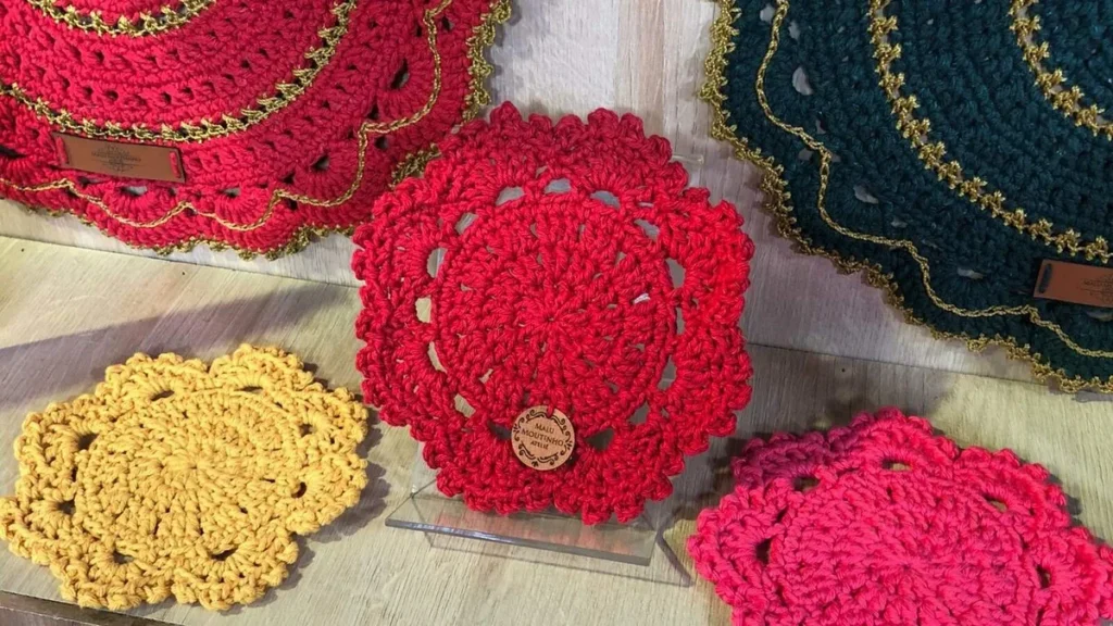 Imagem porta copo em croche do artigo Porta-copo em crochê