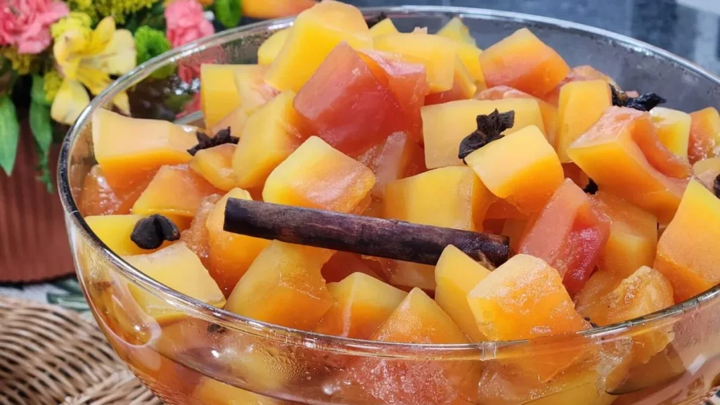 Imagem doce de mamao do artigo Doce de Mamão - Santa Receita