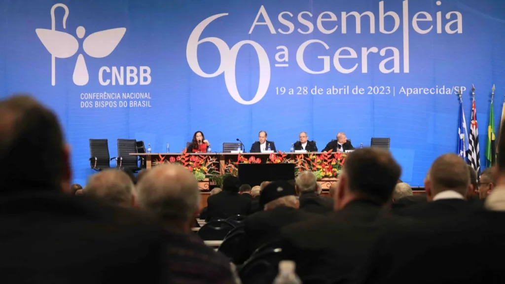 Imagem Inicio do Retiro assembleia geral da cnbb do artigo Bispos abordam temas como o investimento na formação de futuros padres e a JMJ 2023