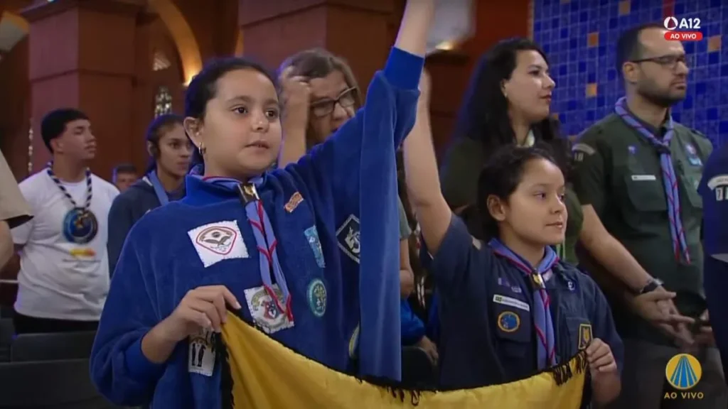 Imagem Romaria Escoteira Nacional do artigo Neste domingo Santuário Nacional acolheu a Romaria Escoteira Nacional